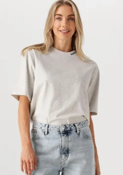 lichtgrijze calvin klein t-shirt a-cooling jersey relaxed tee