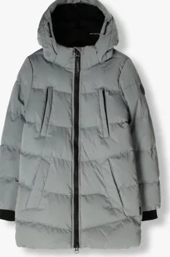 lichtgrijze cars jeans gewatteerde jas maysay