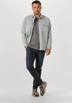 lichtgrijze cast iron overshirt cf twill overshirt