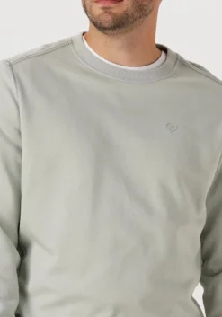 lichtgrijze cast iron trui regular fit twill