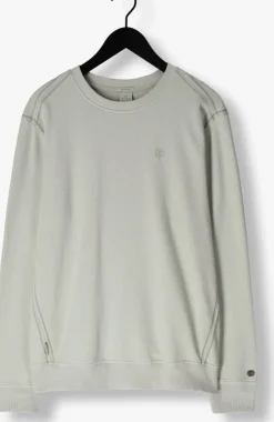 lichtgrijze cast iron trui regular fit twill