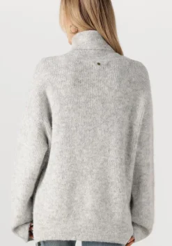 lichtgrijze circle of trust coltrui pip knit