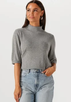 lichtgrijze circle of trust tops & t-shirts jackie top