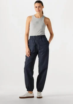 lichtgrijze co'couture top saharacc embroidery tank top