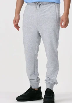 lichtgrijze cruyff joggingbroek aimar pant - 280 gsm brushback woven overlayers