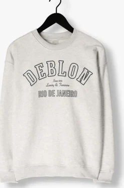 lichtgrijze deblon sports sweater cecile