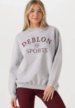 lichtgrijze deblon sports sweater lilou sweater