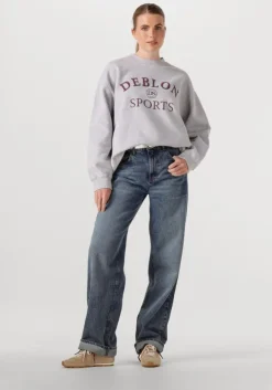 lichtgrijze deblon sports sweater lilou sweater