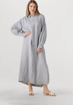 lichtgrijze drykorn maxi jurk dravena