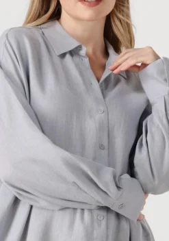 lichtgrijze drykorn maxi jurk dravena