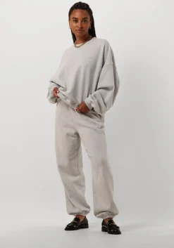 lichtgrijze edited joggingbroek una sweatpants