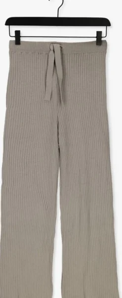 lichtgrijze esmé studios joggingbroek june pants knit