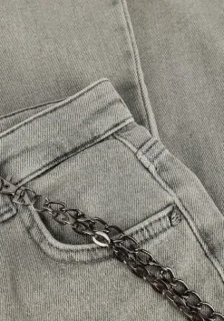 lichtgrijze frankie & liberty wide jeans attitude wide leg