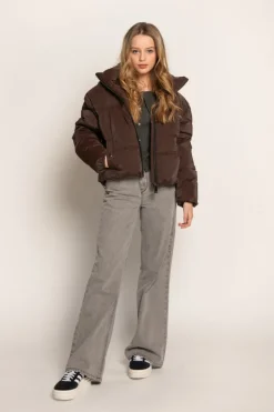 lichtgrijze frankie & liberty wide jeans attitude wide leg