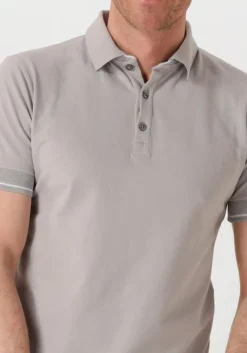 lichtgrijze genti polo polo 3 button ss j2001-1212