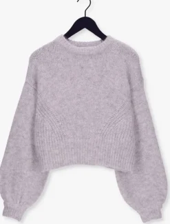 lichtgrijze gestuz trui diankagz pullover