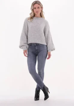 lichtgrijze gestuz trui diankagz pullover