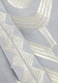 lichtgrijze greek archaic kori maxi jurk 230654