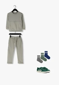 lichtgrijze lil' atelier joggingbroek nmmnalf folo loose sweat pant lil