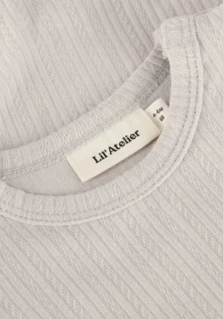lichtgrijze lil' atelier rompers nbffleura ss slim body lil