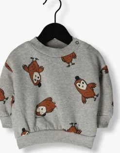 lichtgrijze lötiekids sweater w24-87bb-94