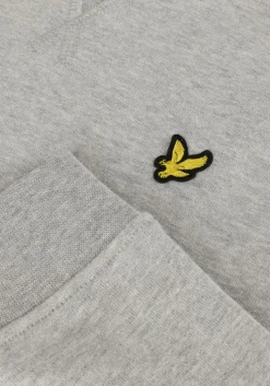 lichtgrijze lyle & scott sweater crew neck sweatshirt boys
