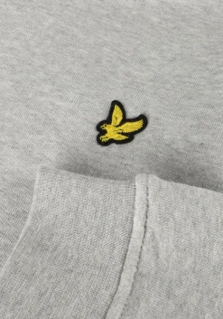 lichtgrijze lyle & scott truien/vesten pullover hoodie boys