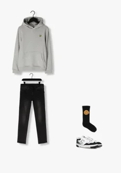 lichtgrijze lyle & scott truien/vesten pullover hoodie boys