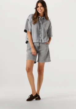 lichtgrijze my essential wardrobe shorts malomw 143 shorts