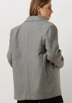 lichtgrijze neo noir blazer gaby structure blazer