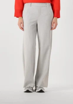 lichtgrijze object pantalon objlisa wide pant