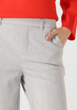 lichtgrijze object pantalon objlisa wide pant