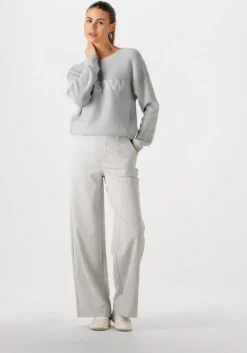 lichtgrijze object pantalon objlisa wide pant