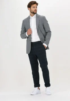 lichtgrijze profuomo colberts jacket halfmoon