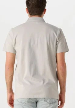 lichtgrijze pure path polo regular fit polo ss t-shirts