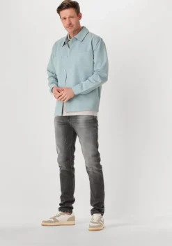 lichtgrijze pure path polo regular fit polo ss t-shirts