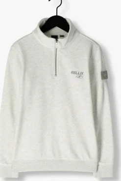 lichtgrijze rellix trui sweater rellix zip