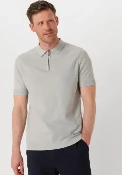 lichtgrijze saint steve polo sonny