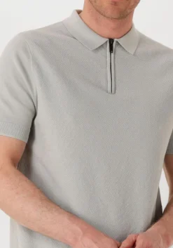 lichtgrijze saint steve polo sonny