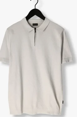 lichtgrijze saint steve polo sonny