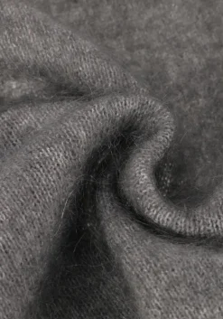 lichtgrijze second female vest brook knit wrap cardigan