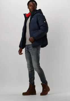 lichtgrijze tommy hilfiger trui lambswool crew neck