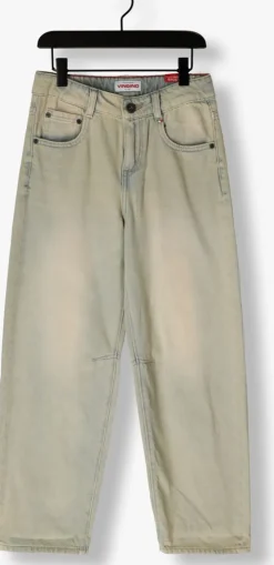 lichtgrijze vingino barrel jeans kit