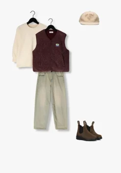 lichtgrijze vingino barrel jeans kit