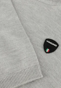 lichtgrijze vingino coltrui knit-turtleneck