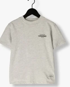 lichtgrijze vingino t-shirt basic oversized