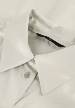 lichtgrijze withblack blouses wblpaddie sateen shirt