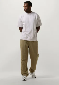 lichtgrijze woodbird t-shirt wbbaine base tee