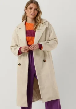 lichtgrijze ydence mantel coat georgia