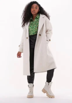 lichtgrijze ydence mantel coat georgia